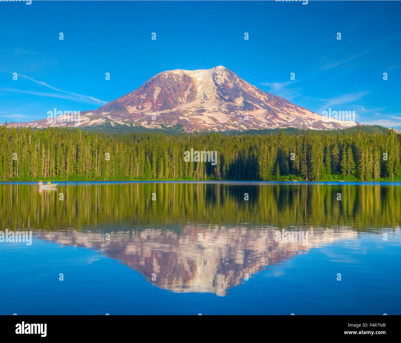 Le Mont Adams, Washington, le sud de l'État de Washington, volcans, volcanique, nord-ouest du Pacifique, les montagnes du nord-ouest du Pacifique, le mont Cascade Banque D'Images