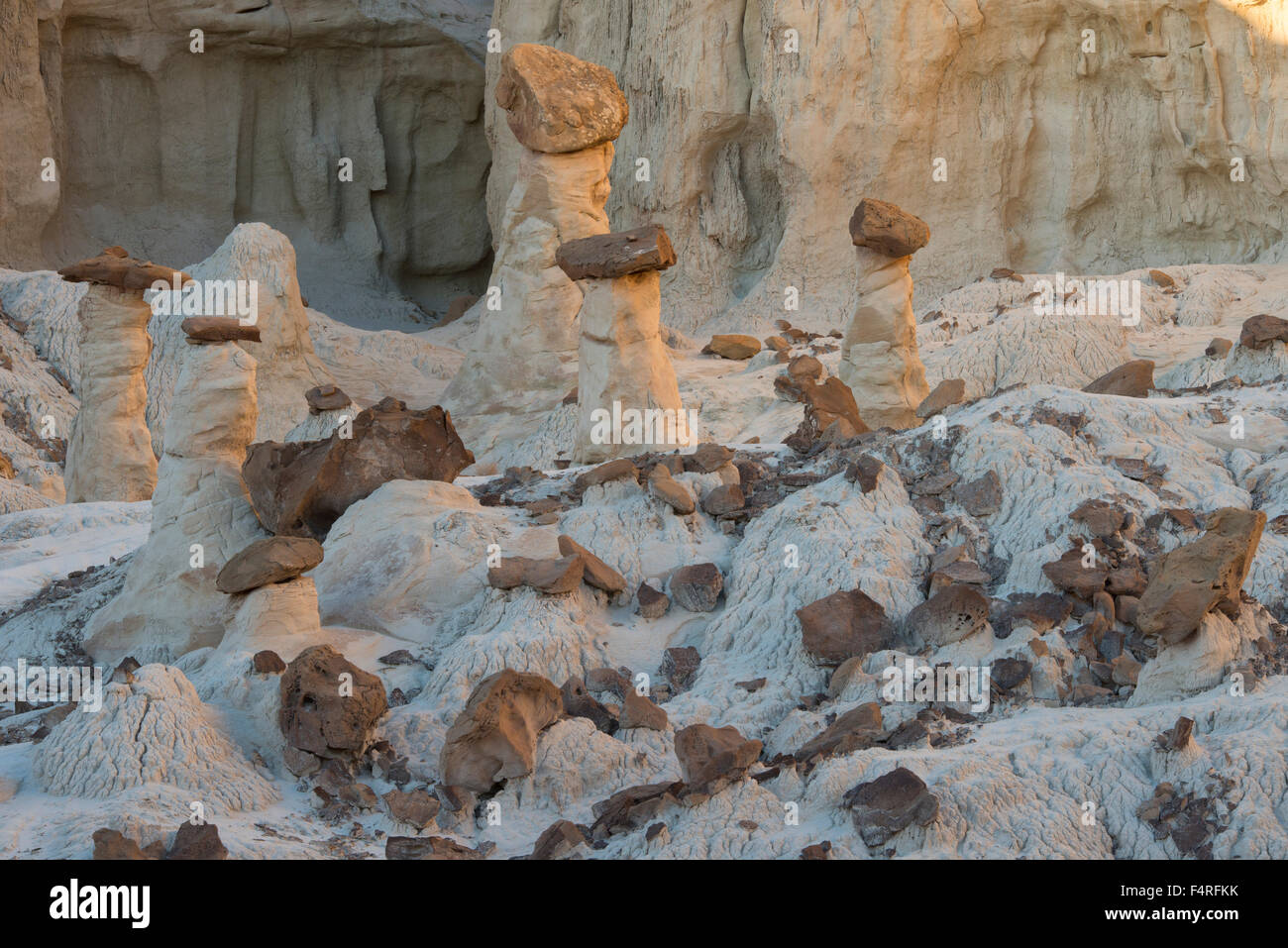 USA, Utah, Grand Staircase Escalante National Monument, Toadstools, Banque D'Images