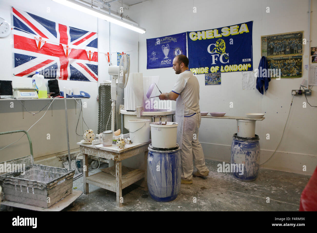Emma Bridgewater Factory Stoke on Trent, Royaume-Uni. Banque D'Images