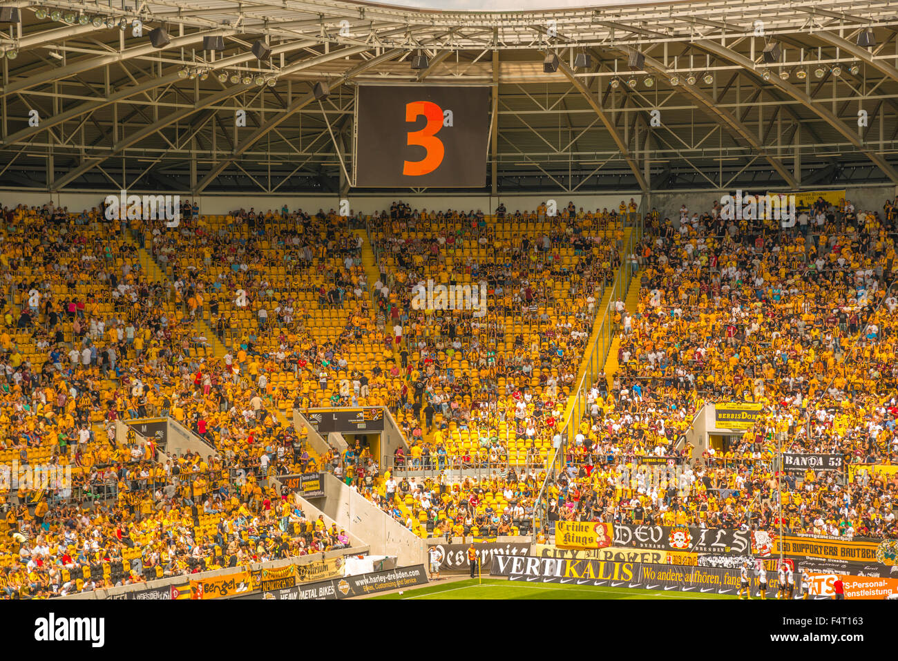 National League, Bundesliga, Allemagne, Dresden, Dynamo Dresde, Europe, fans, stade de football, stade de Glücksgas, Saxon, stadium Banque D'Images