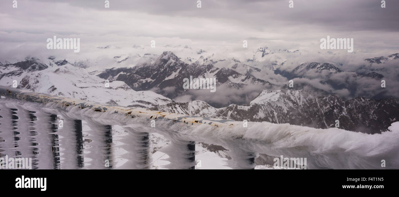 Allgäu Allgäu, Alpes, Alpes, point d'observation, vista, bavaroise, montagne, paysage de montagne, l'Allemagne, la glace, l'Europe, les montagnes, raili Banque D'Images