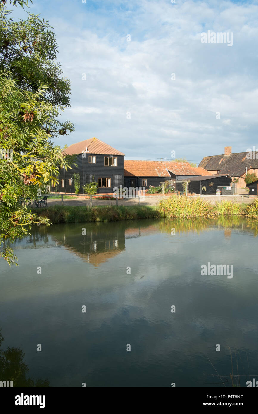 Séjour à la ferme gîtes du Suffolk Angleterre Cratfield Banque D'Images