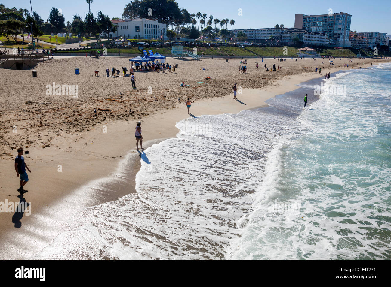 Plage de sable à Redondo Beach en Californie;USA;Amérique ; Banque D'Images