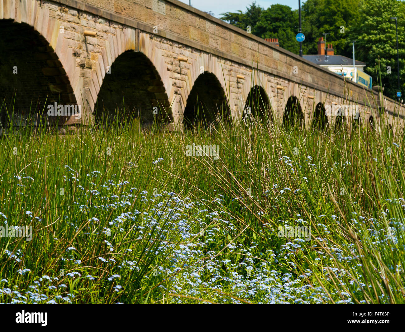 Les Infirmières de l'arches de Trent Bridge à Burton upon Trent Staffordshire England UK construit en 1864 et conçu par J.S. Crossely Banque D'Images