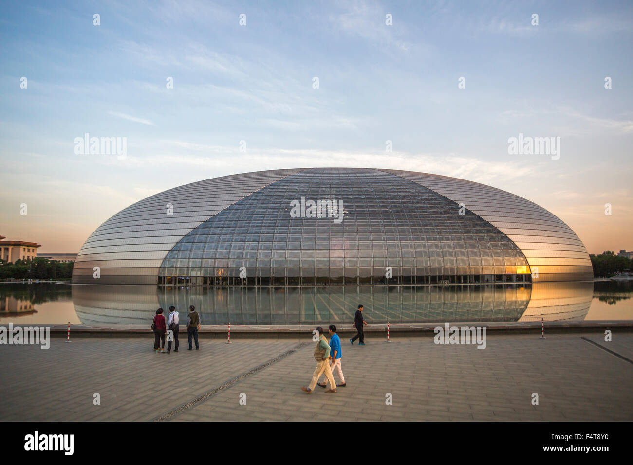 La Chine, Beijing, Beijing, Ville, Centre national pour les arts de la scène, Grand Théâtre National Banque D'Images