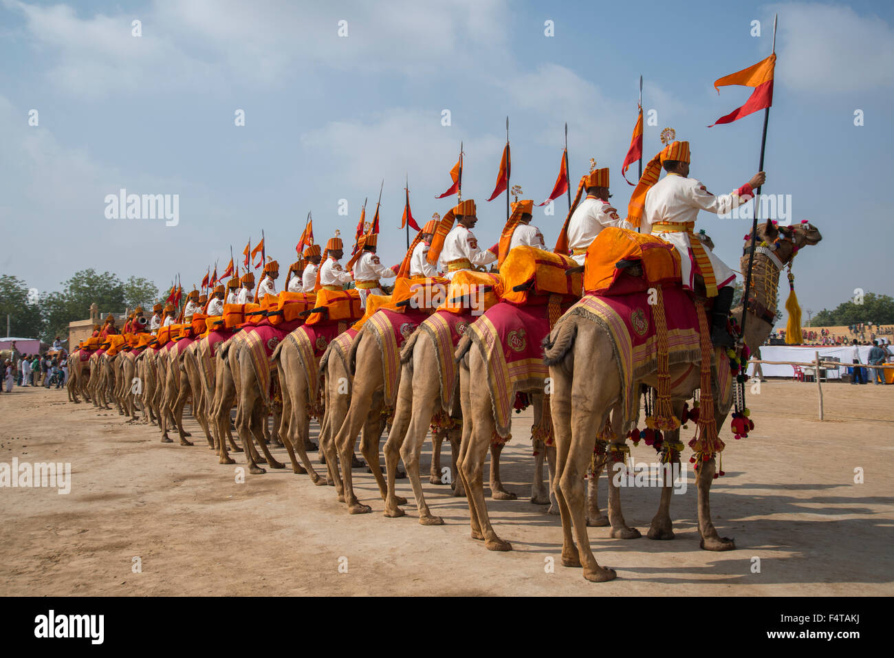 L'Asie, l'Inde, Rajasthan, Jaisalmer, désert, festival, Banque D'Images
