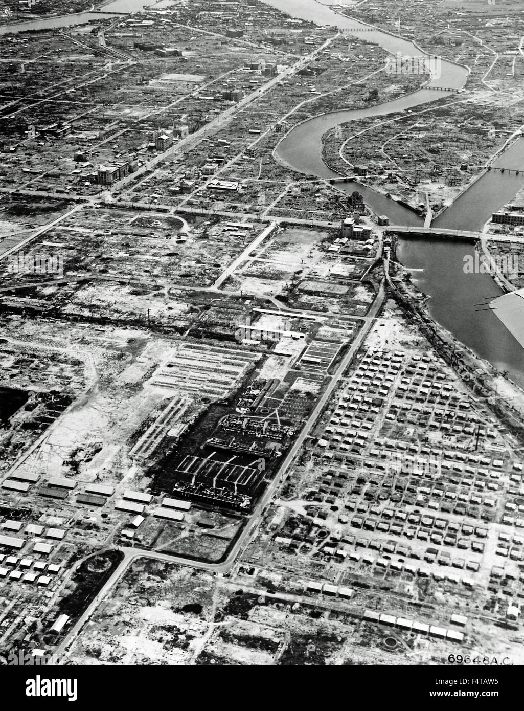 La bombe atomique Hiroshima 1945 Banque D'Images