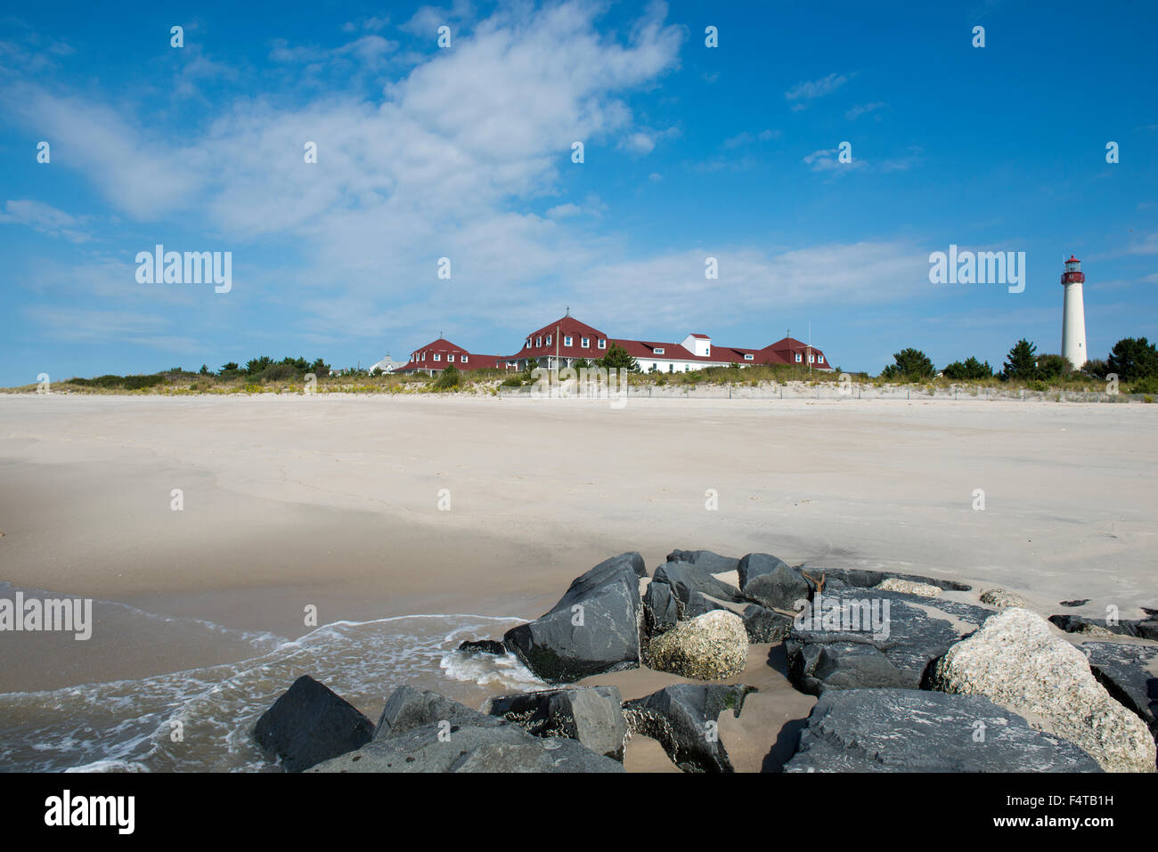 Phare de Cape May à Cape May Point State Park, New Jersey, USA Banque D'Images