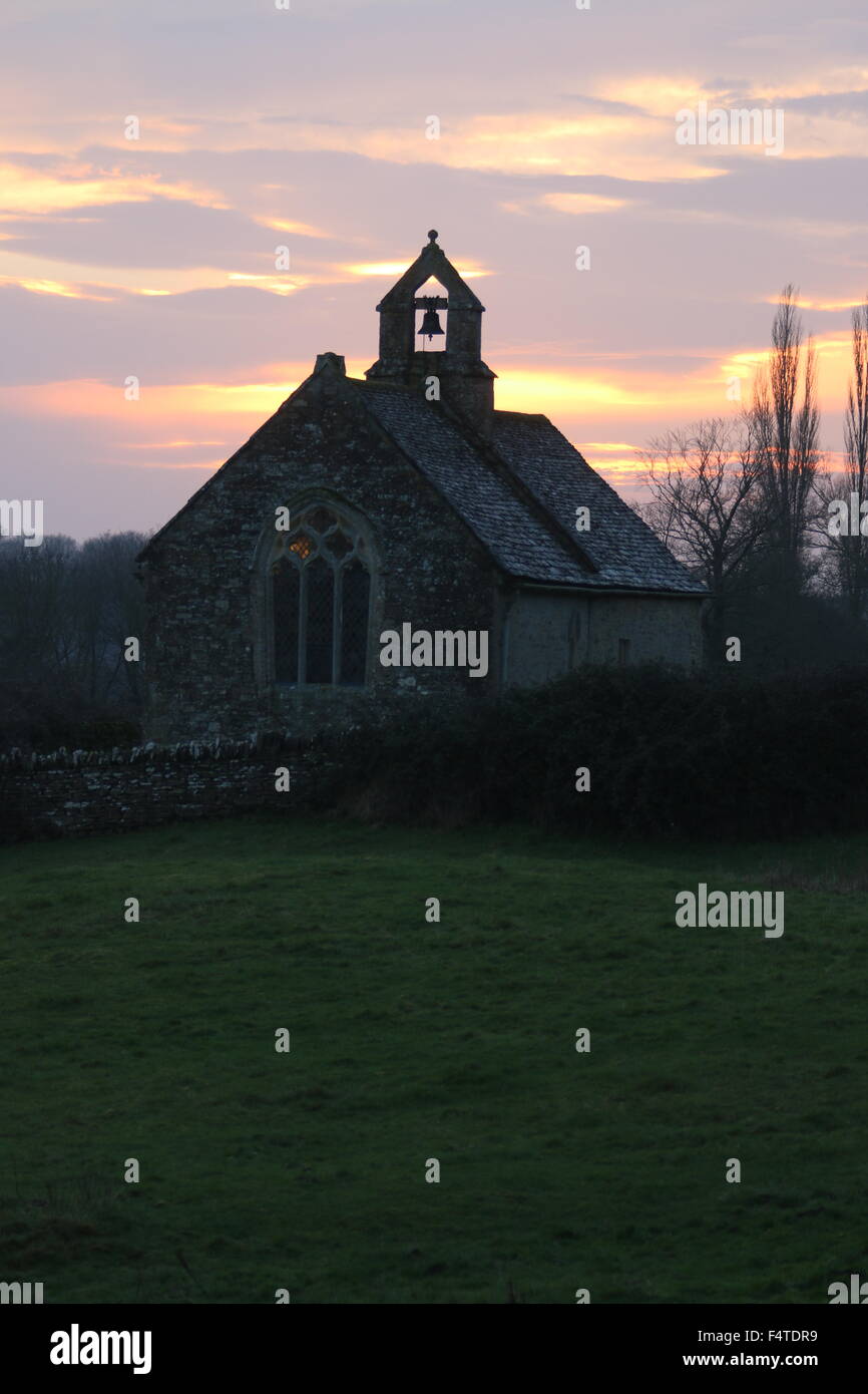 Fulbrook St Jacques le Majeur Burford Oxfordshire Banque D'Images