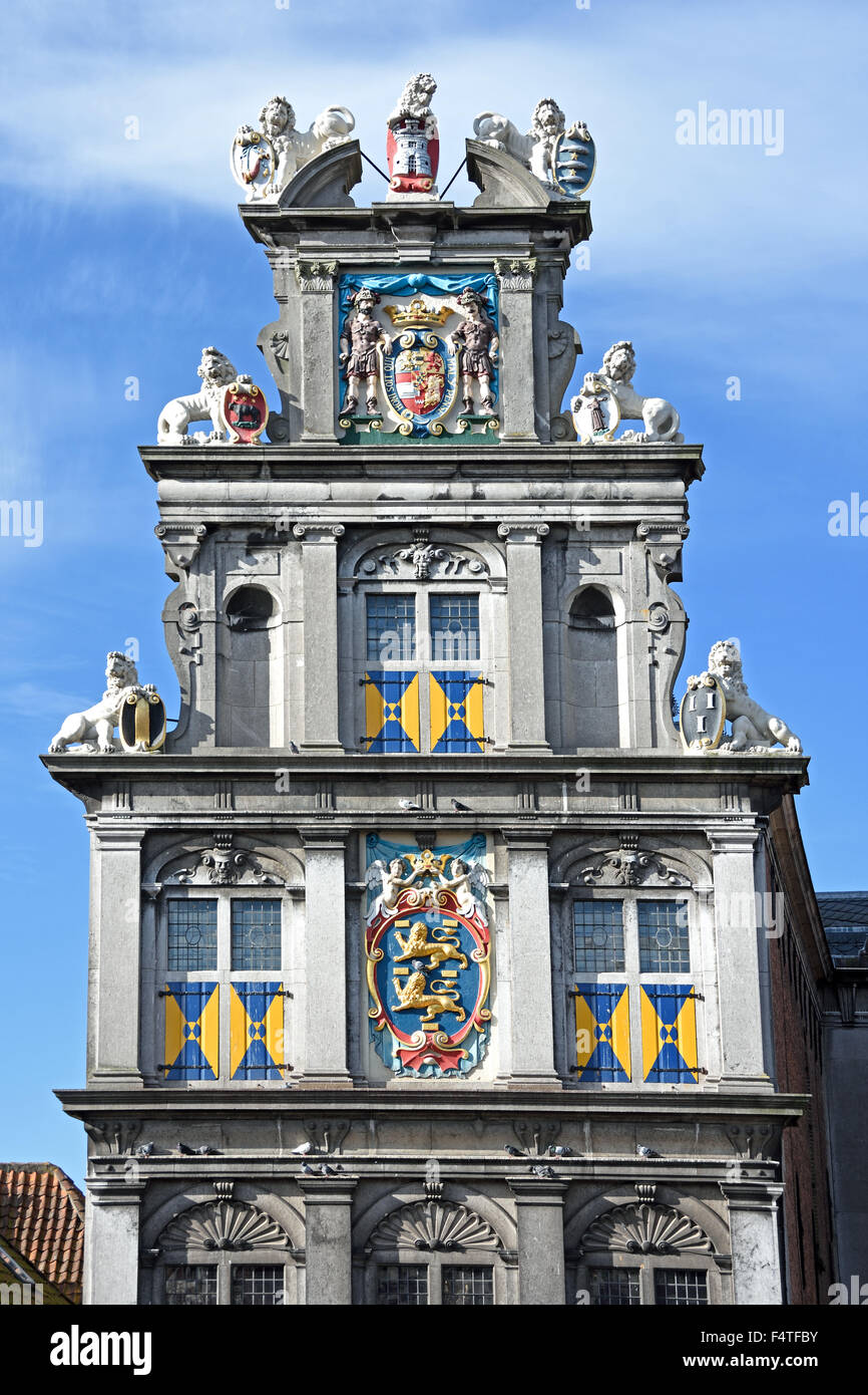 Hoorn Pays-bas Hollande Musée historique de l'ouest de COV Fries Museum Banque D'Images