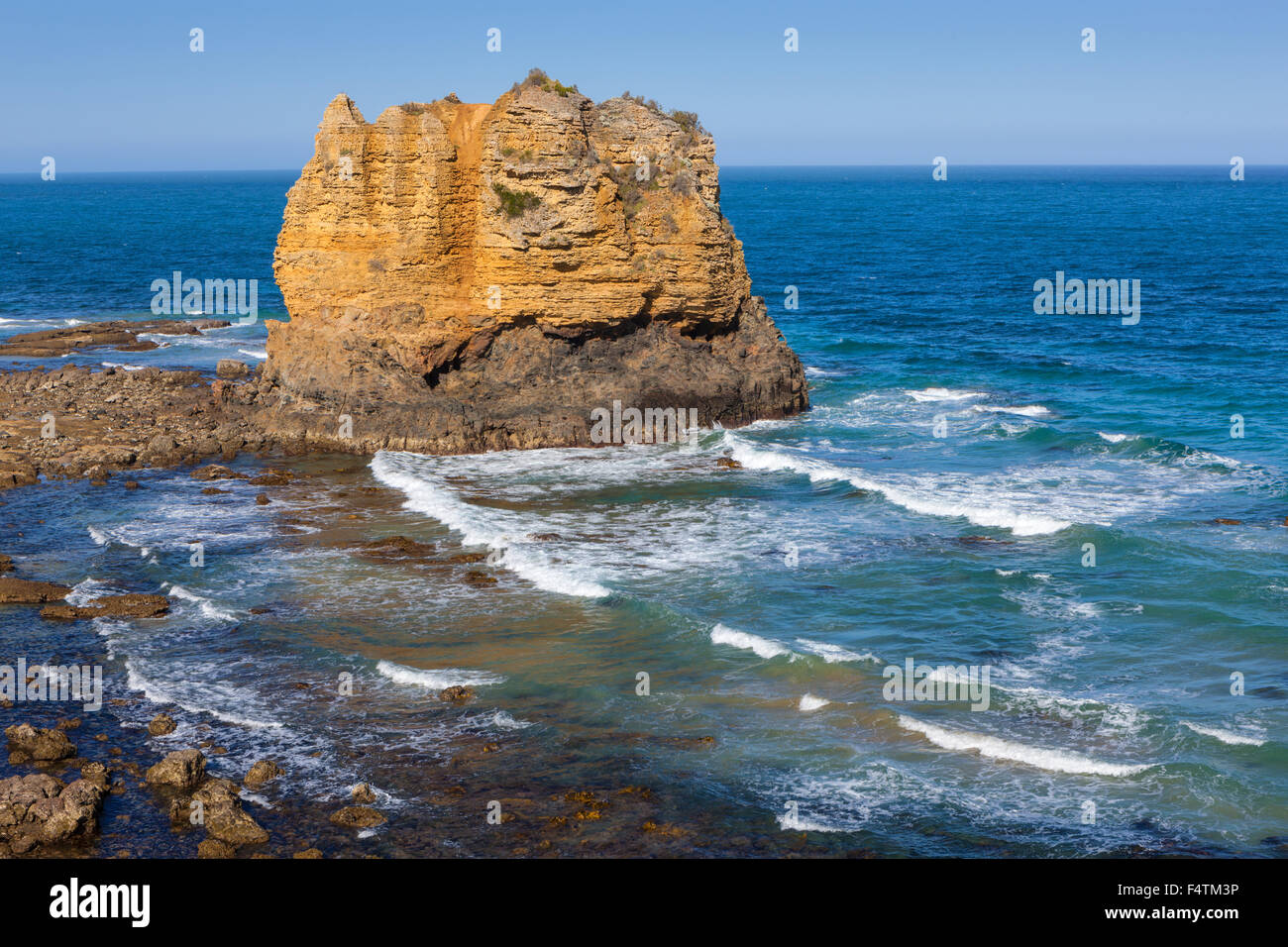 Eagle Rock, l'Australie, Victoria, mer, côte, rock, falaise, Banque D'Images