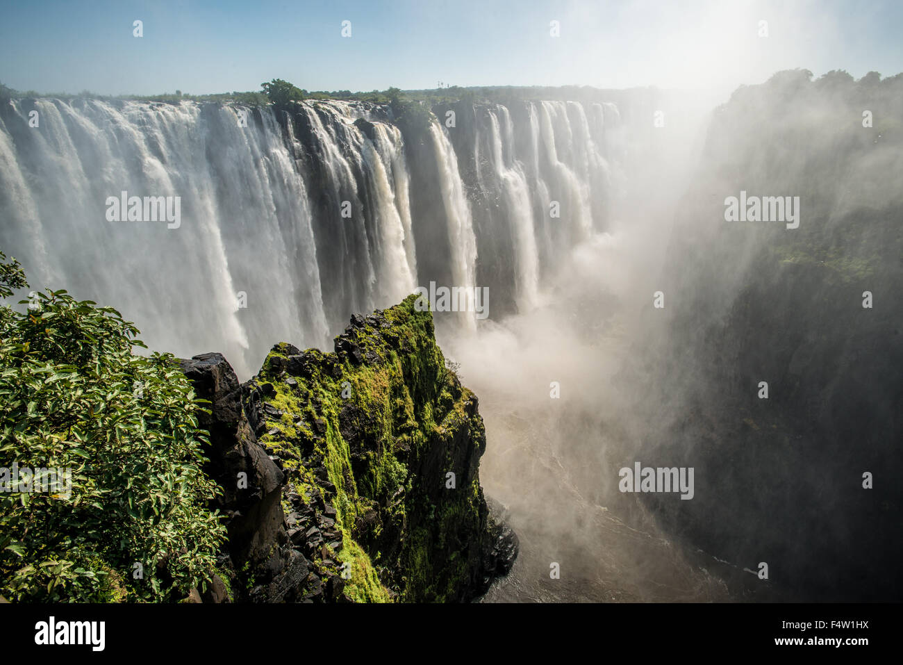 Victoria Falls, Zimbabwe - Victoria Falls Cascade Banque D'Images