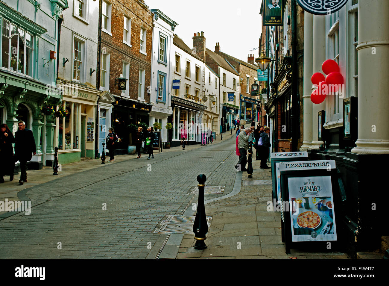 Sadler Street, Durham City Banque D'Images