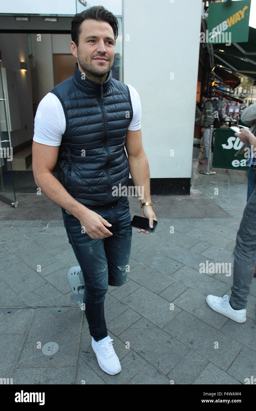 Londres, Royaume-Uni, 1er oct 2015 : Mark Wright vu à Global House à Londres Banque D'Images