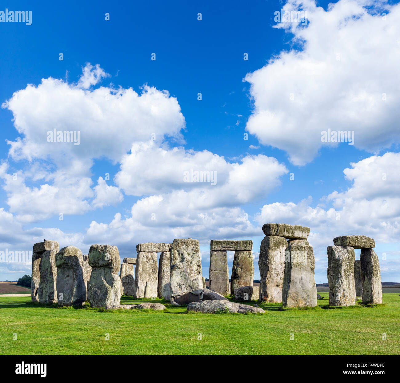 Stonehenge, près de Amesbury, Wiltshire, England, UK Banque D'Images