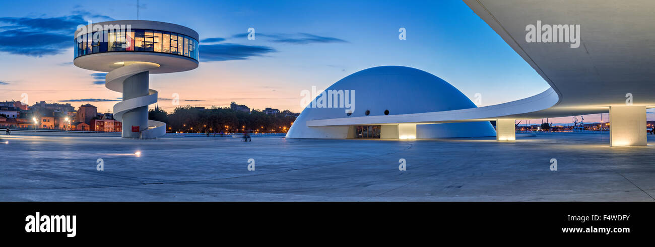 Centre Niemeyer, Aviles, Asturies, Espagne Banque D'Images