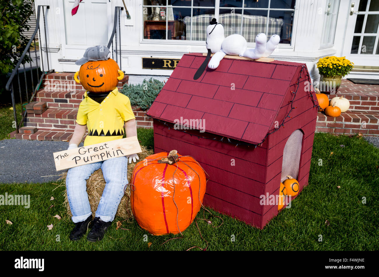 Halloween à New London New Hampshire Banque D'Images