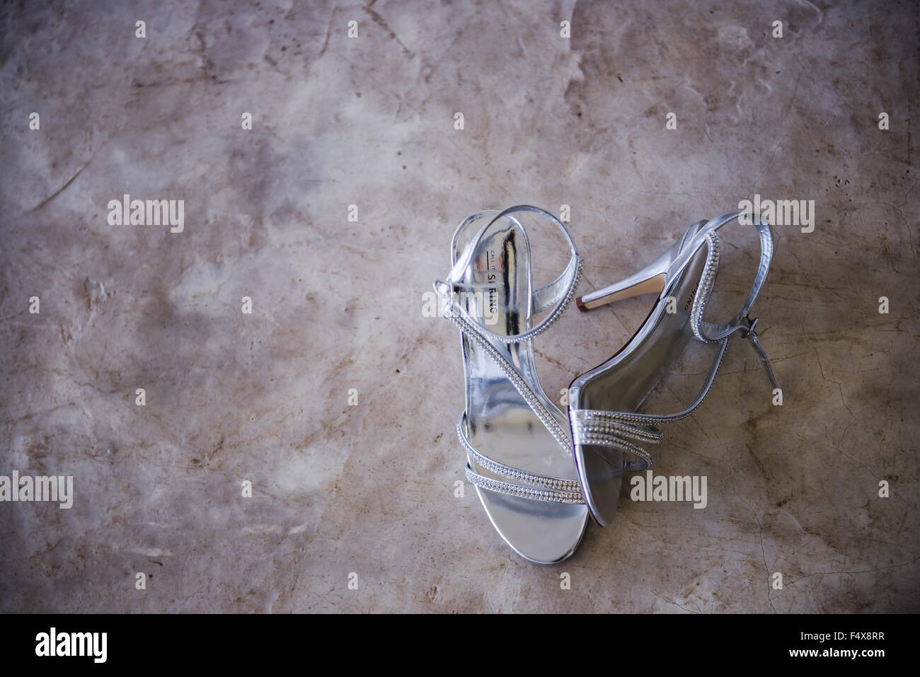 Chaussures de mariage Banque D'Images