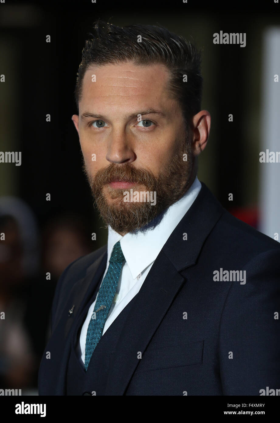 London, UK, 3e Sep 2015 : Tom Hardy assiste à une Légende - UK film premiere à Londres Banque D'Images