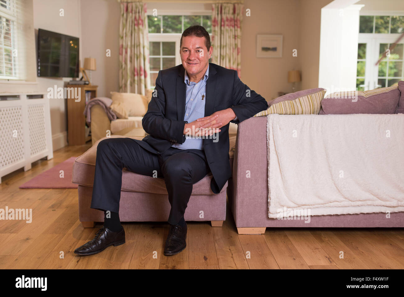 Rugby World Cup 2015 le réalisateur David Pickering portraits. Banque D'Images