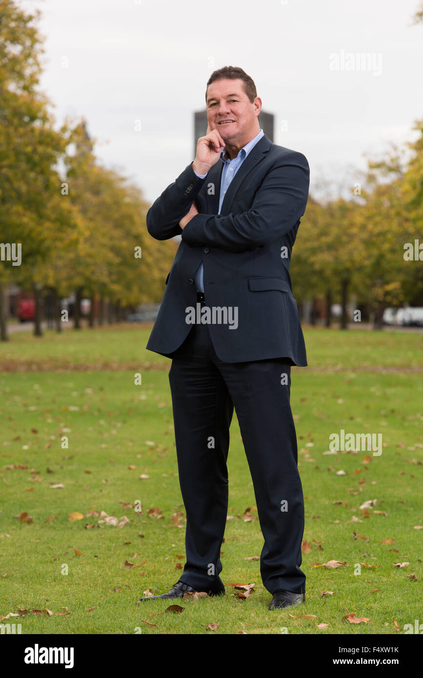 Rugby World Cup 2015 le réalisateur David Pickering portraits. Banque D'Images