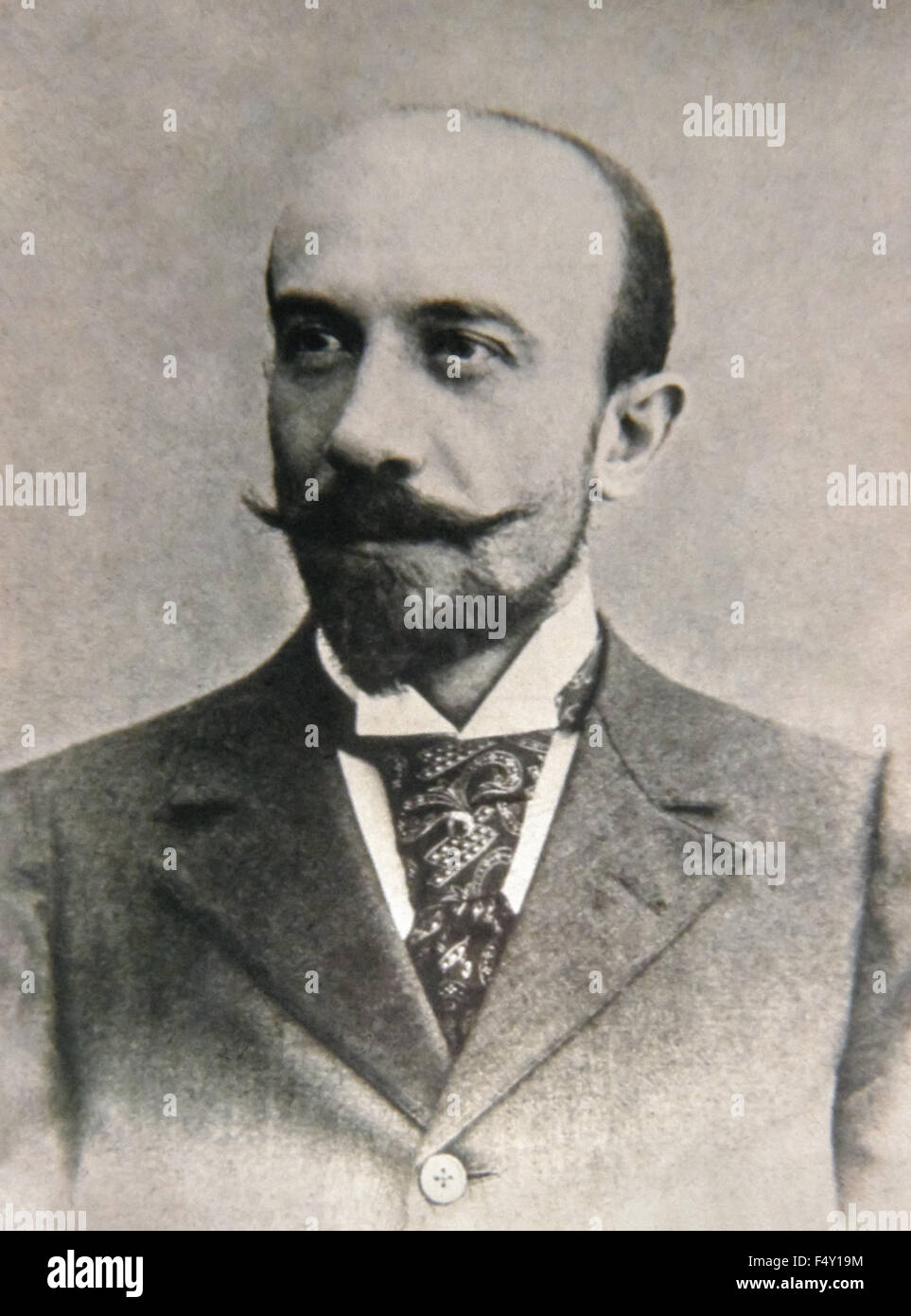 Georges Méliès (1861-1938) réalisateur françaises innovantes. Studio photographie prise à Paris, France en 1895. Banque D'Images