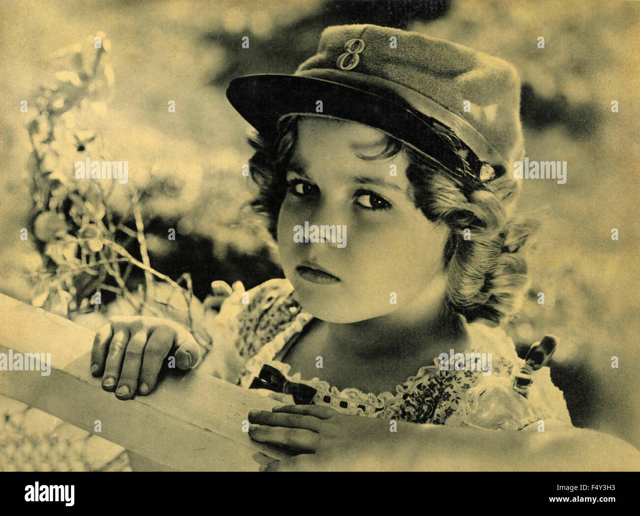 L'enfant américain l'actrice Shirley Temple dans 'Le Petit Colonel' Banque D'Images