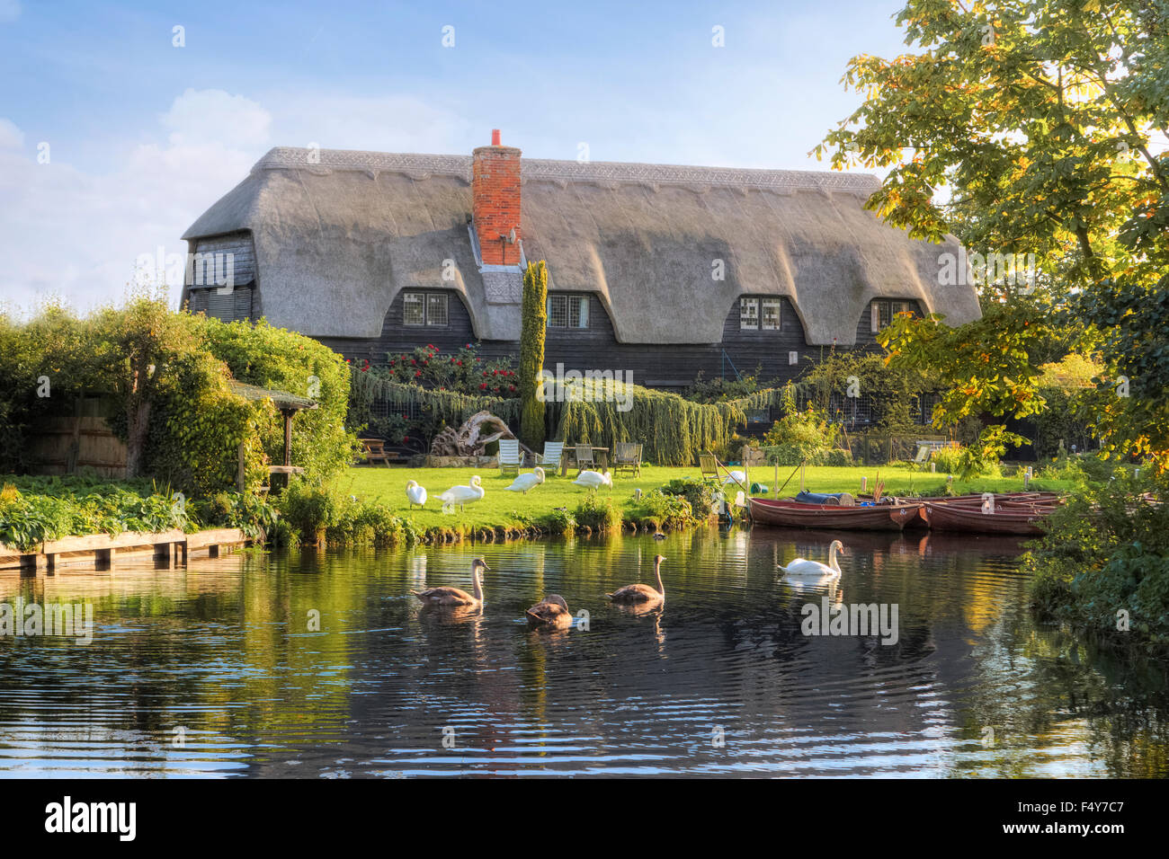 Moulin de Flatford, Suffolk, Angleterre, RU Banque D'Images