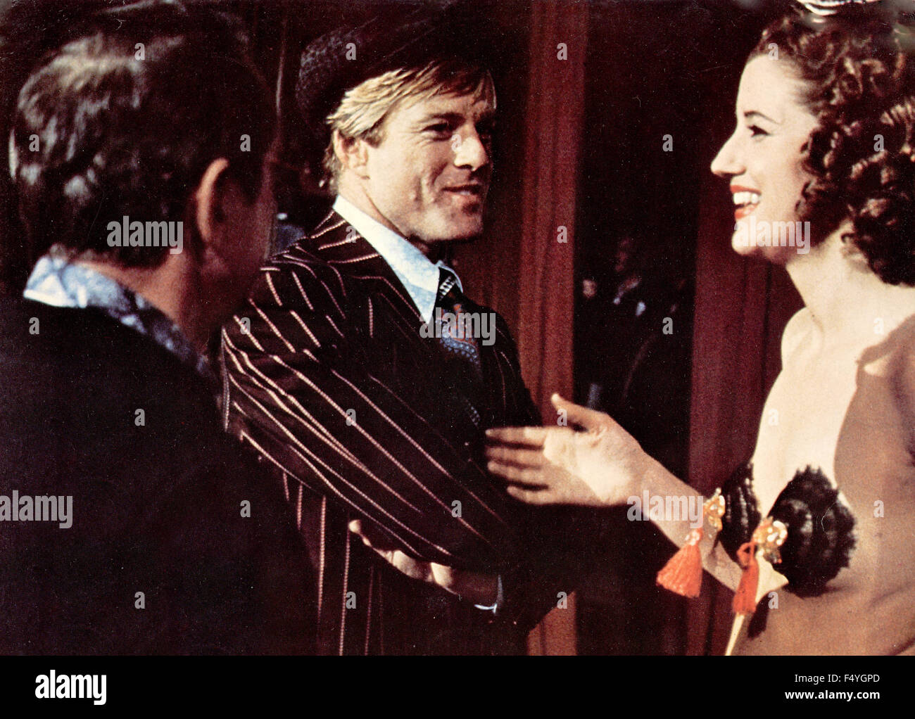L'acteur américain Robert Redford dans une scène du film 'l'arnaque' Banque D'Images