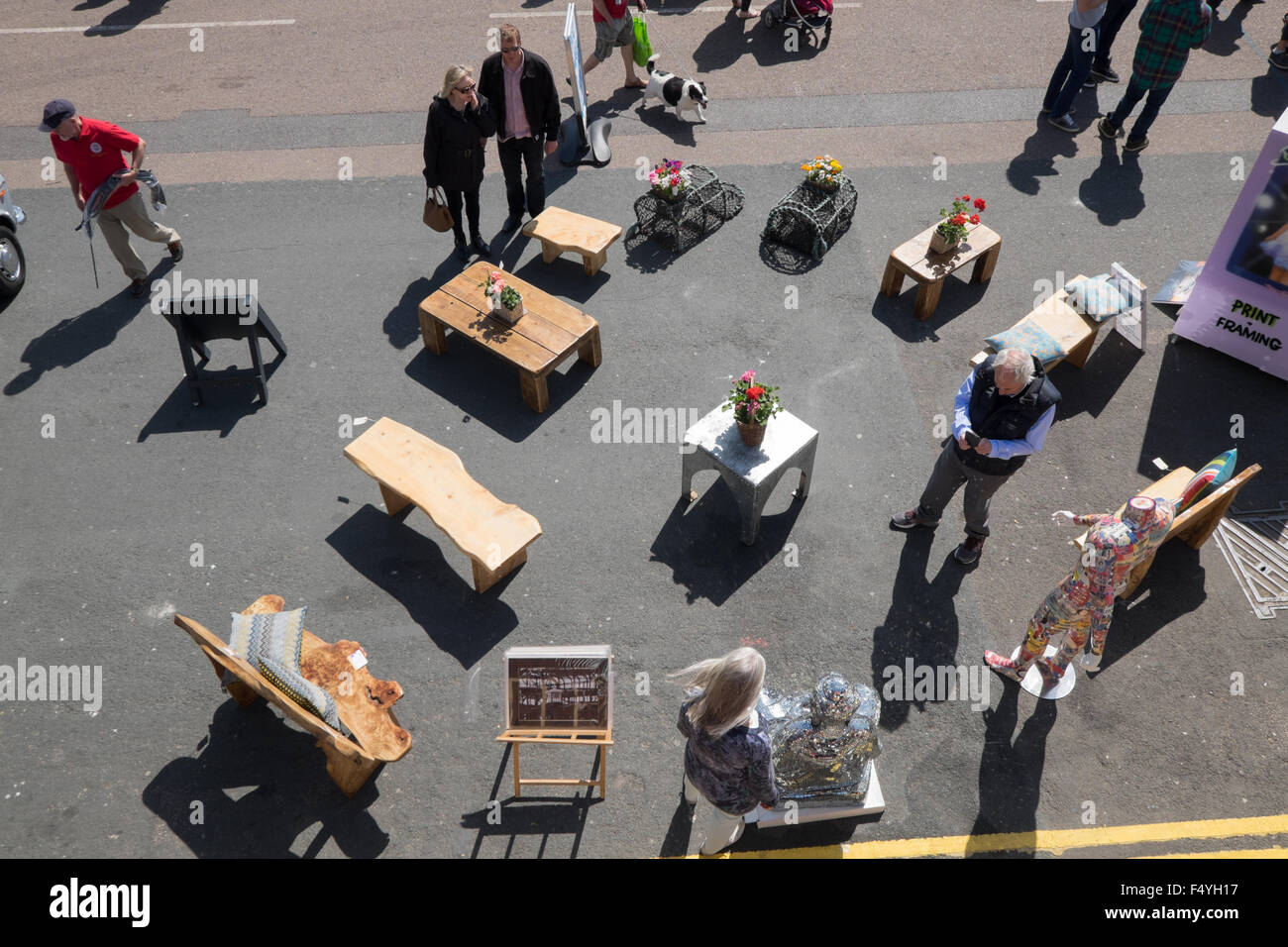 Entraînement de Madère à Brighton au cours Brighton Festival Banque D'Images