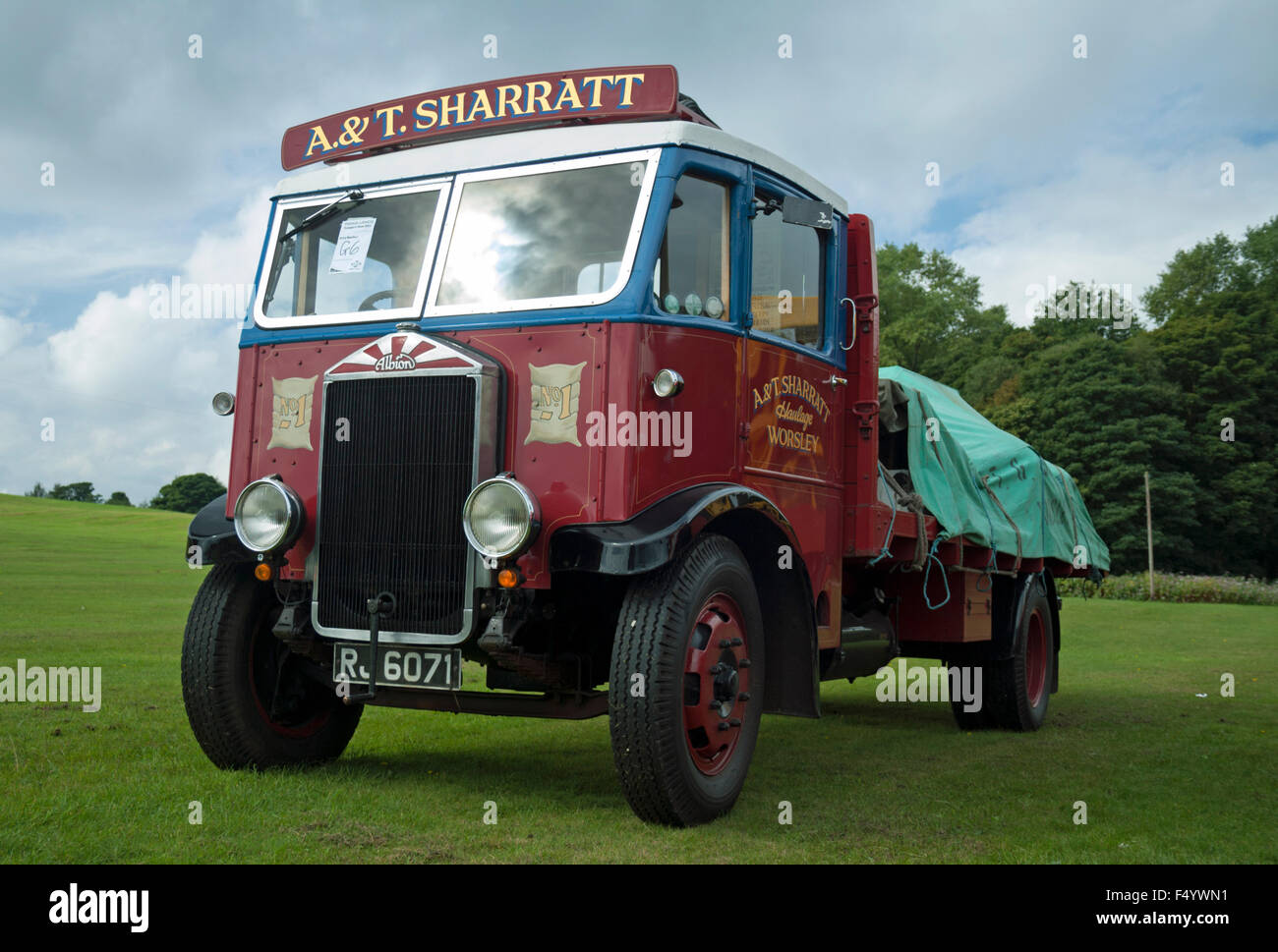 Camion d’Albion Banque D'Images