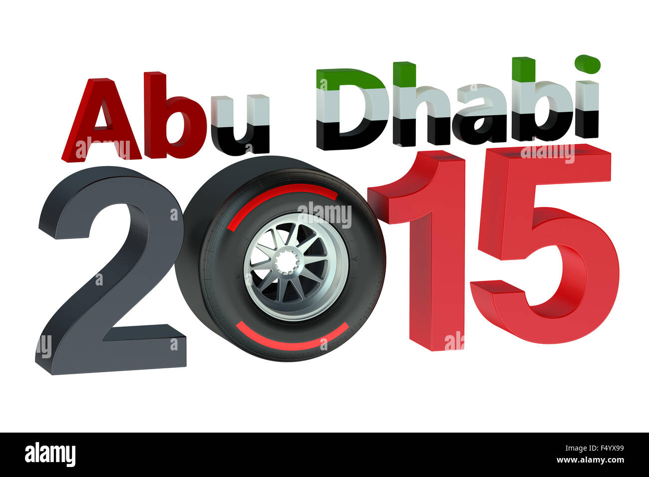 F1 Grand Prix de Formule 1 à Abu Dhabi 2015 Banque D'Images