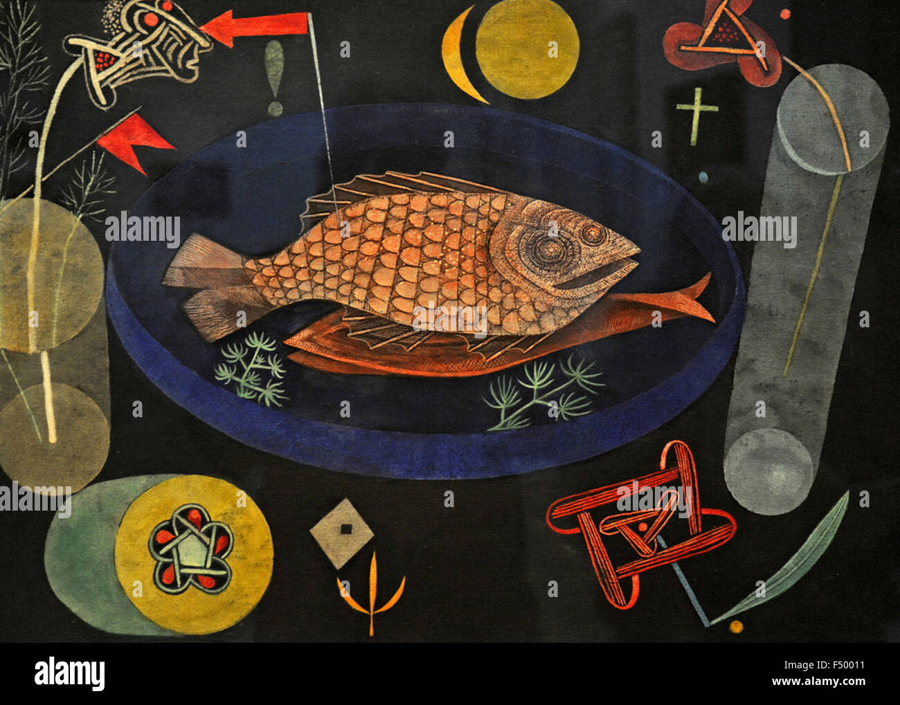 Paul Klee - autour du poisson Banque D'Images