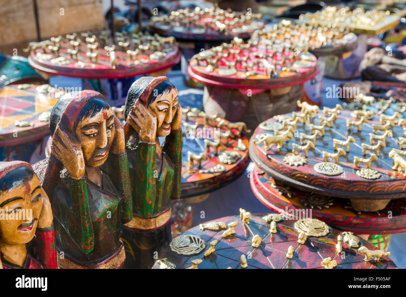 De nombreux souvenirs sont vendus à Durbar Square Banque D'Images De nombreux souvenirs sont vendus à Durbar Square Banque D'Images