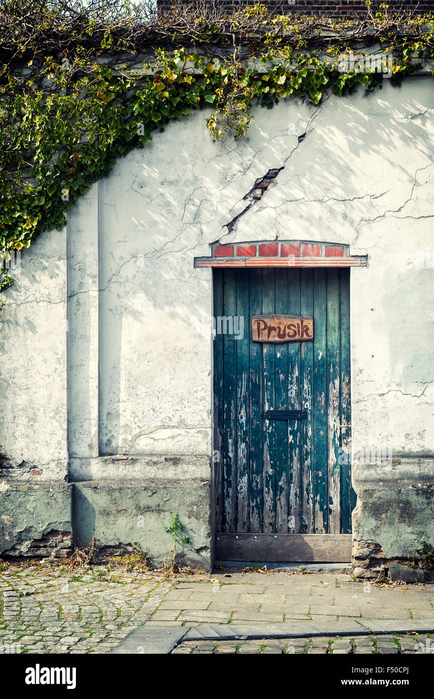 Porte en bois Banque D'Images