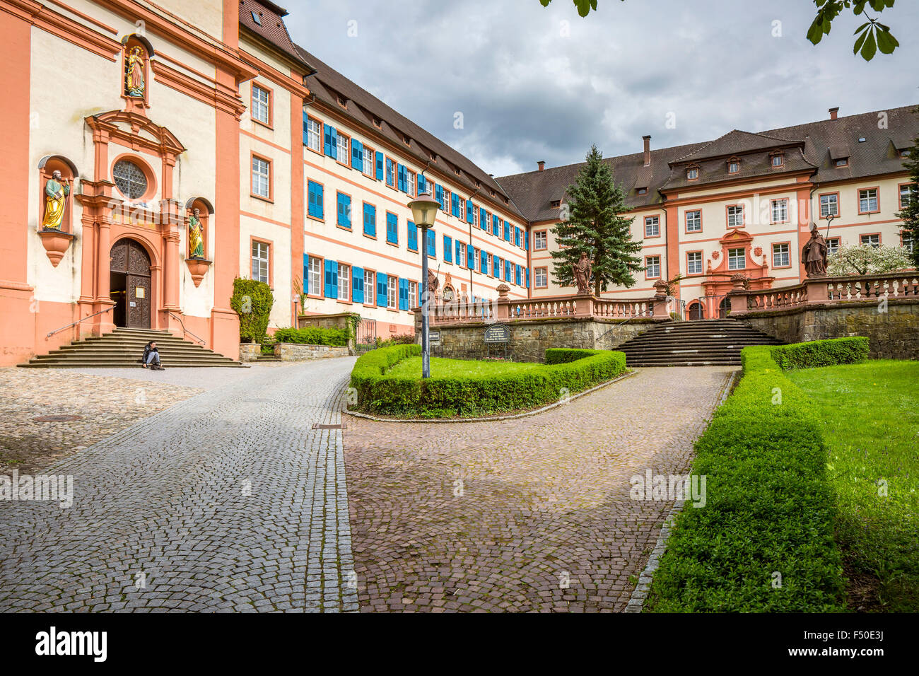 Monastère de Saint Trudpert, monastère, Münstertal Forêt Noire, Bade-Wurtemberg, Allemagne' l'Europe. Banque D'Images