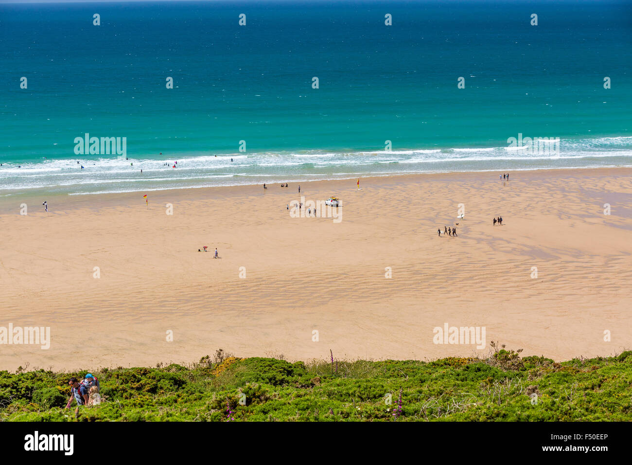Watergate Bay, Cornwall, Angleterre, Royaume-Uni, Europe. Banque D'Images