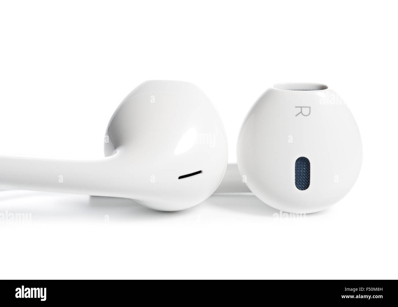 Le casque sur un fond blanc, isolé Banque D'Images