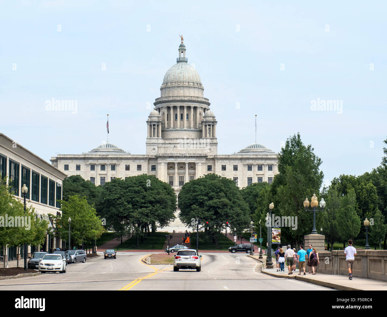 Rhode Island State House ; Providence RI Banque D'Images