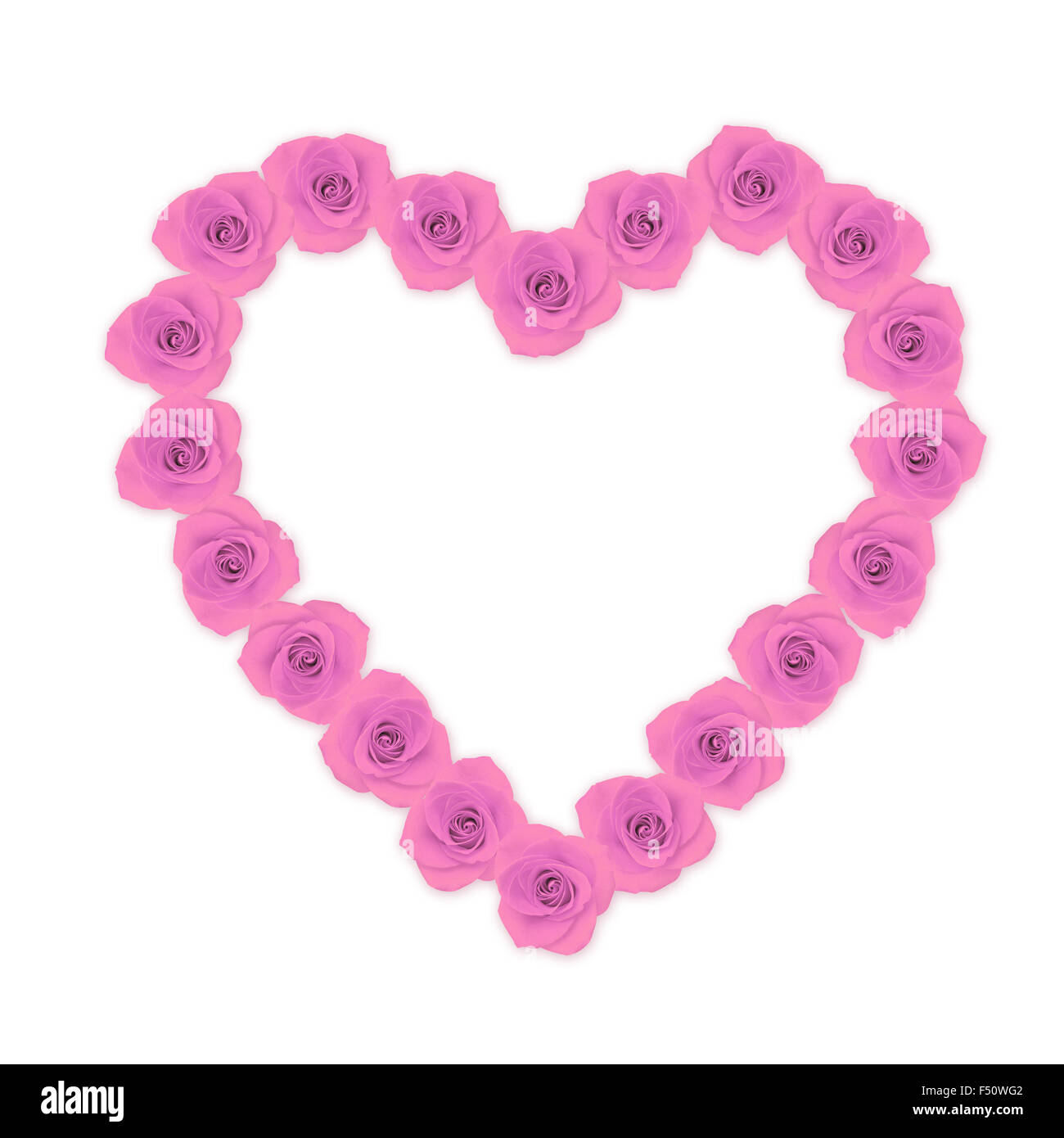 Décorations comestibles en forme de coeur rose (x16)