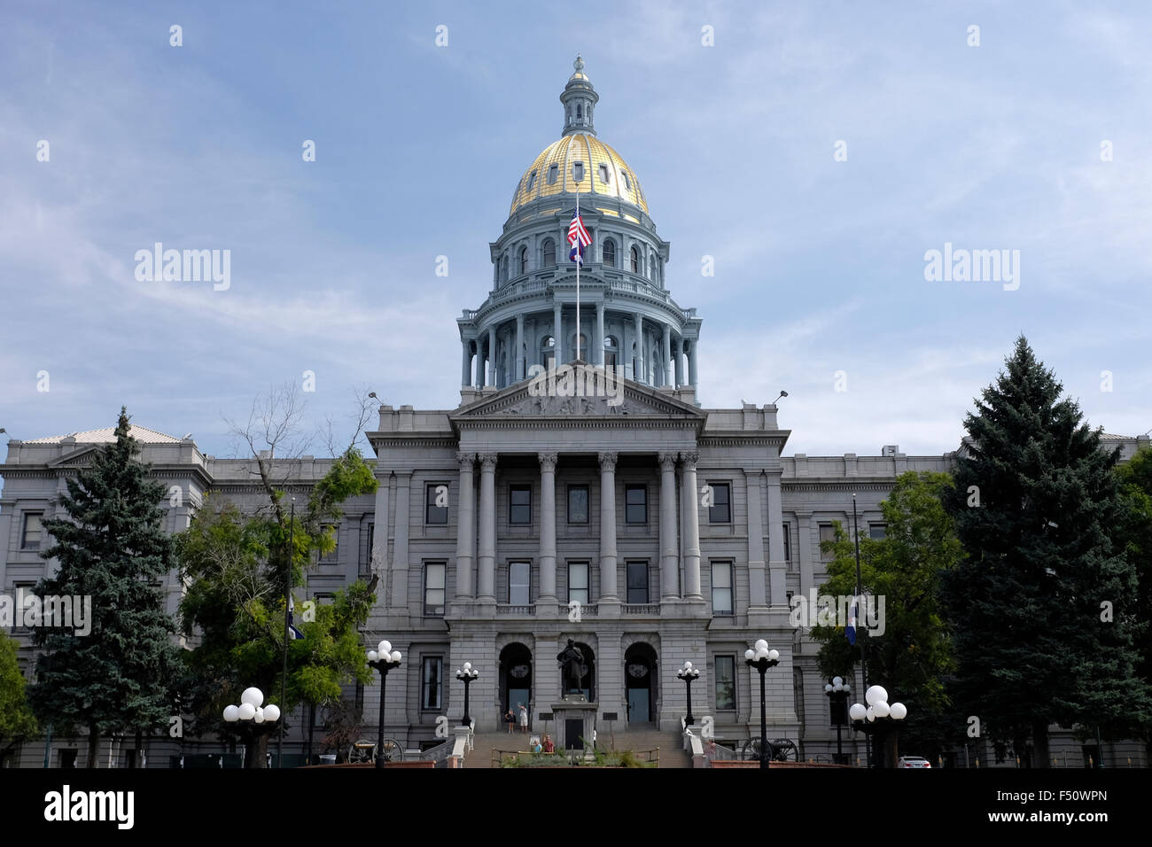 La Colorado State Capitol à Denver, Colorado Banque D'Images