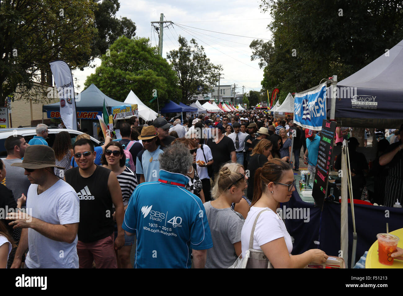 Norton Street Festa italienne à Leichhardt, Sydney. Banque D'Images