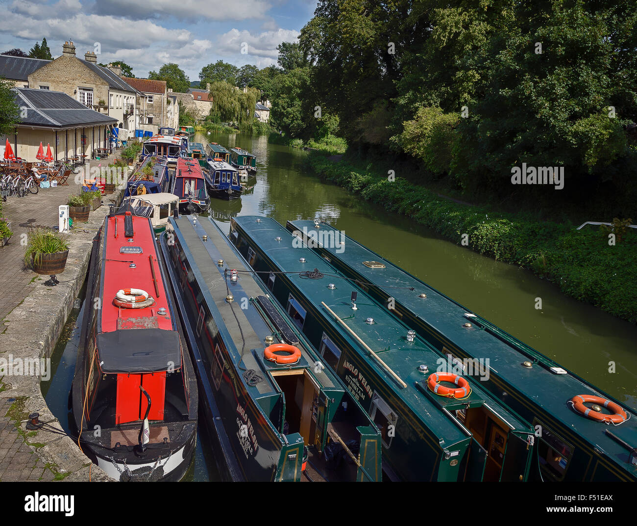 Canal dans Camden Town, Londres, Angleterre Banque D'Images