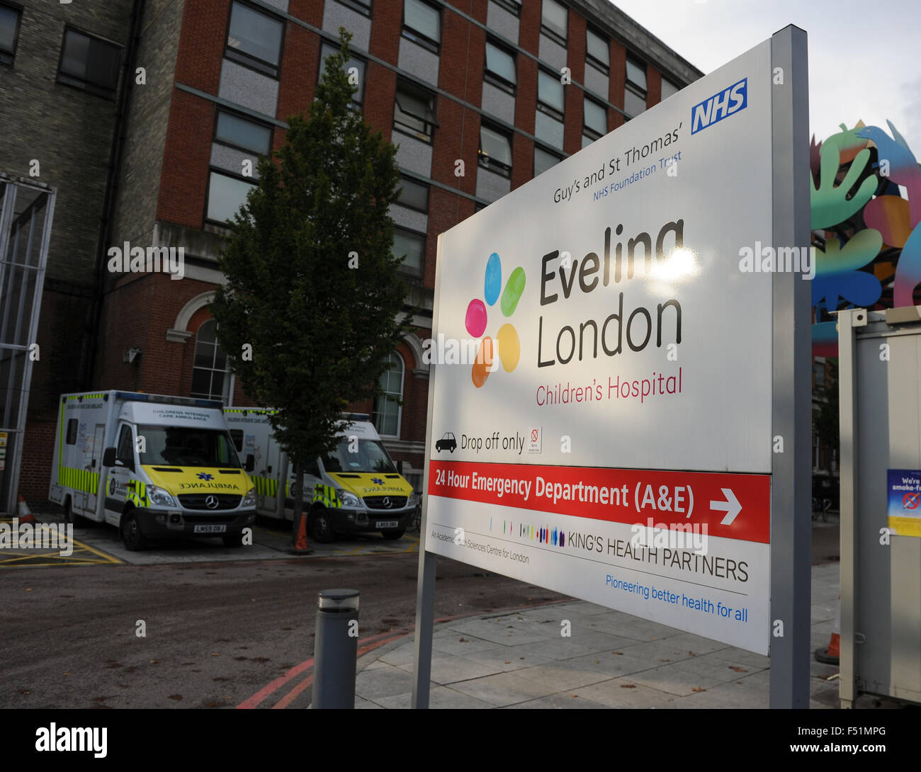 Eveling London Hôpital pour enfants Banque D'Images