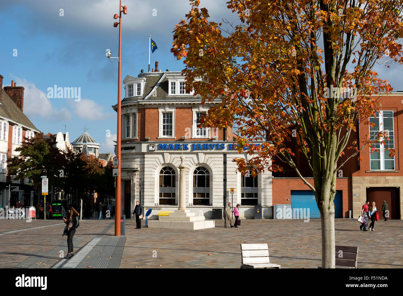 Jubilee Square, Leicester, Leicestershire, Angleterre, RU Banque D'Images