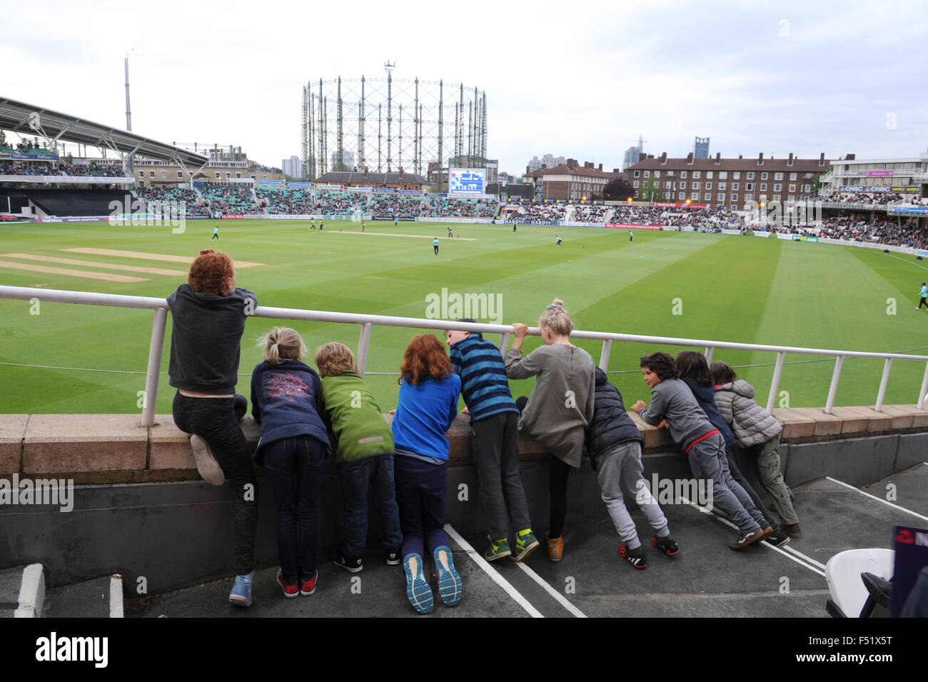 Match de cricket 2020 Kia Oval, Kennington, Londres, Royaume-Uni. Banque D'Images