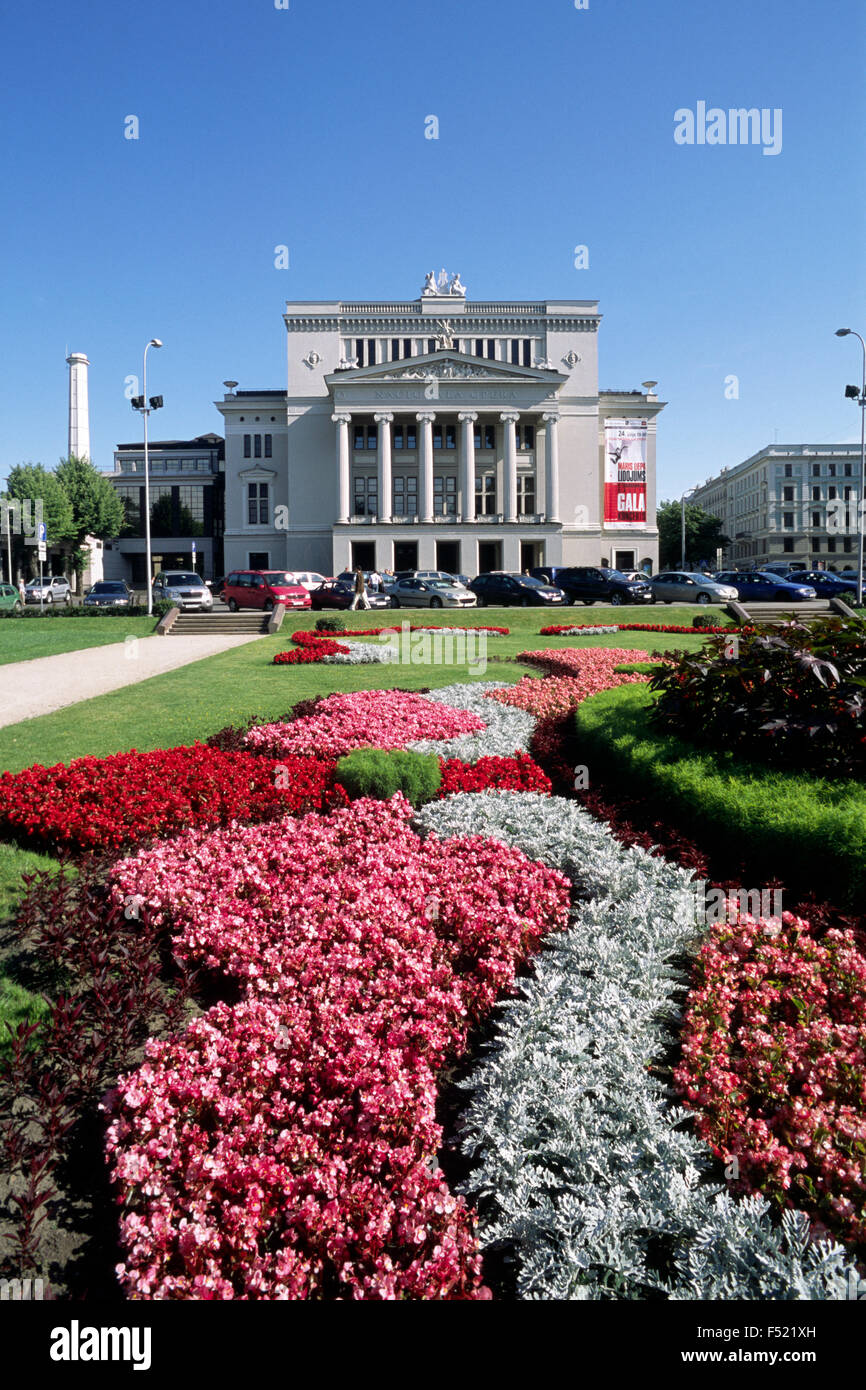 Lettonie, Riga, Opéra Banque D'Images