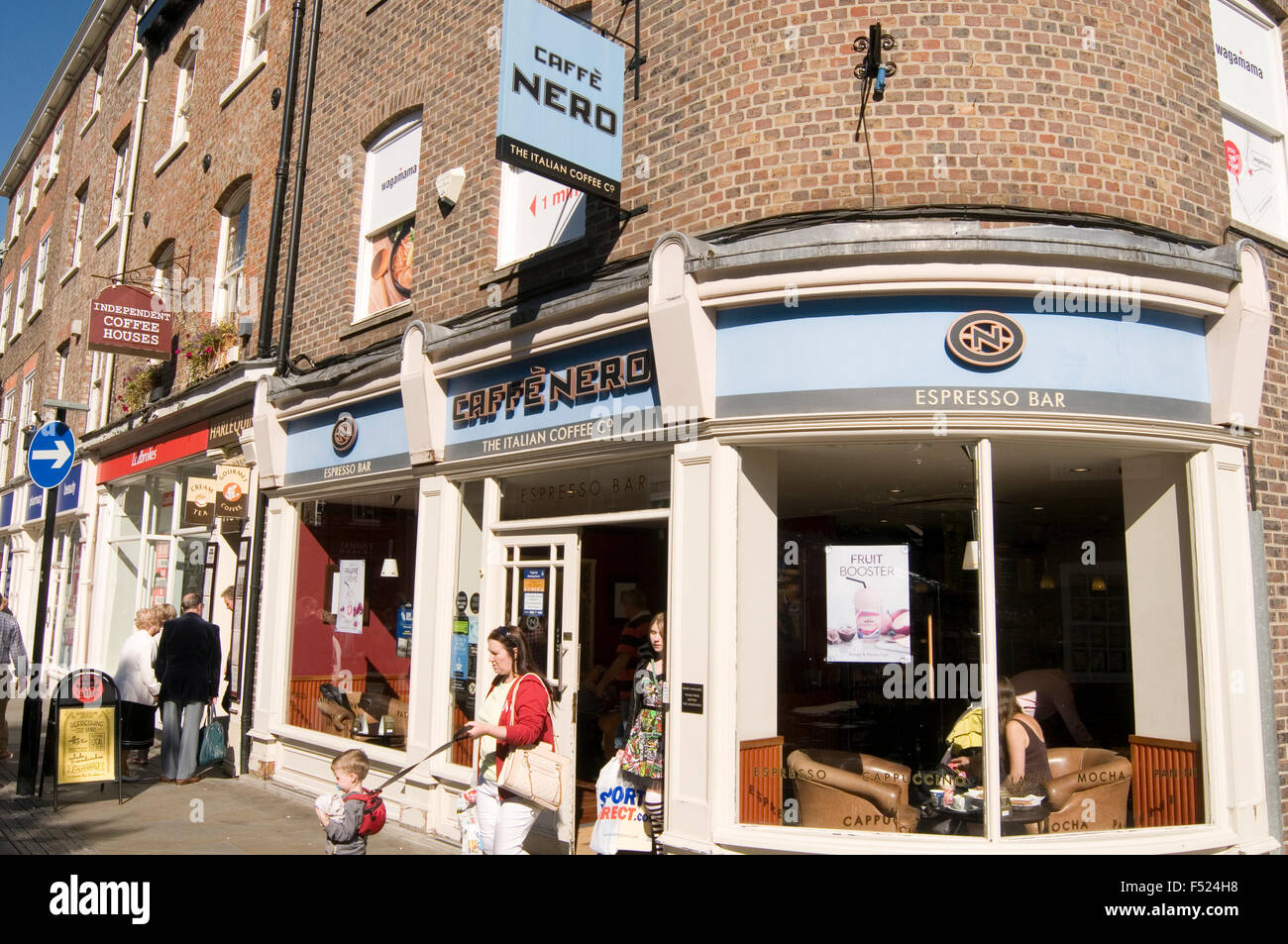 Cafe Nero coffe shop boutiques uk société italienne Banque D'Images