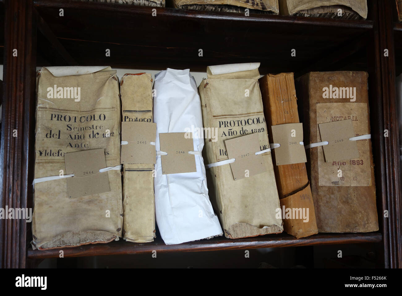 Les Archives publiques de l'Palacio de las Cadenas, òbeda, Andalousie, espagne. Banque D'Images