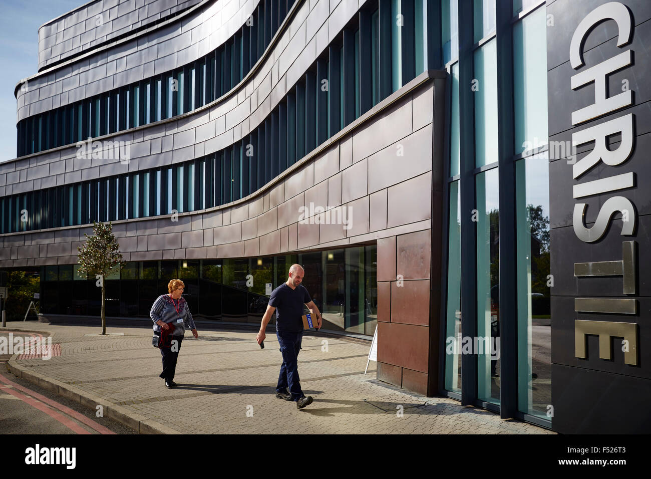 Le Christie NHS Foundation Trust est situé à Withington, Manchester, et est l'un des plus grands centres de traitement du cancer dans l'UE Banque D'Images